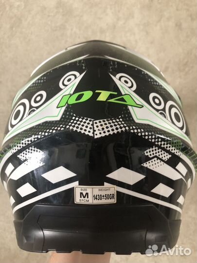 Кроссовый шлем (мото шлем)