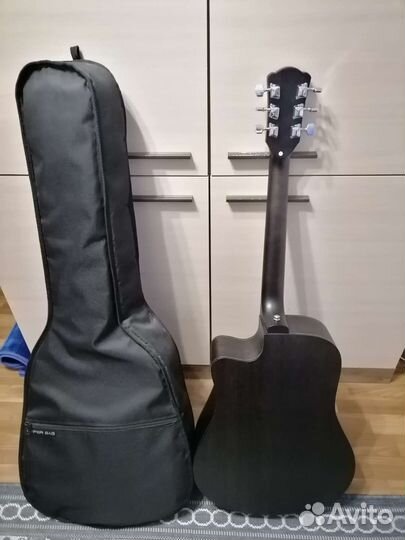 Акустическая гитара Rockdale aurora d1cbk с чехлом