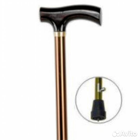 Трость телескопическая черная с упс тз