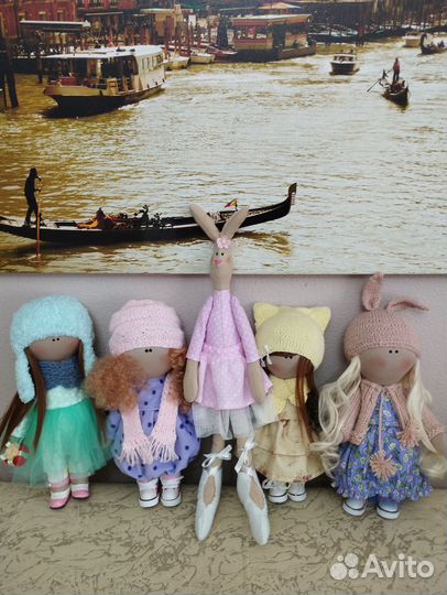 Куклы тильда большеголовка, ручная работа