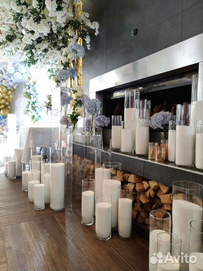 Насыпные свечи аренда большое количество