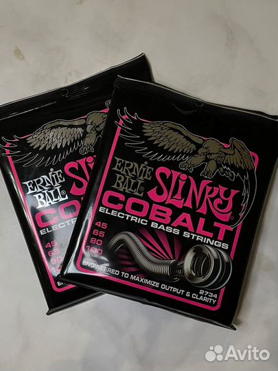 Струны Ernie Ball 2734 для бас-гитары 45-100