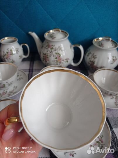 Чайный сервиз Дулево времён СССР