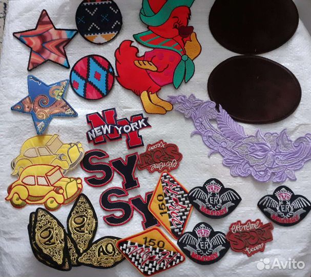 Нашивки клеевые. Термоаппликация