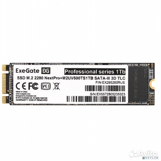 Exegate SSD M.2 2280 1Tb ExeGate NextPro+ M2UV500T