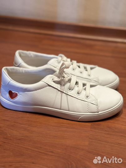 Кеды белые Экокожа 38 размер
