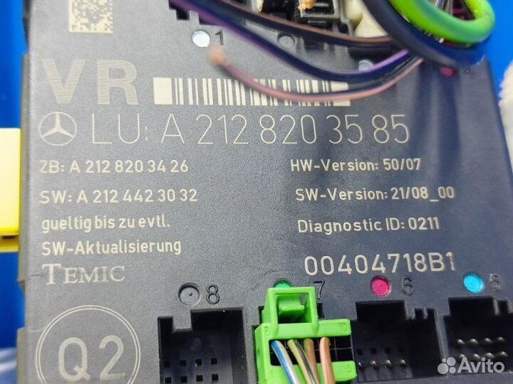 Блок управления дверью передний правый