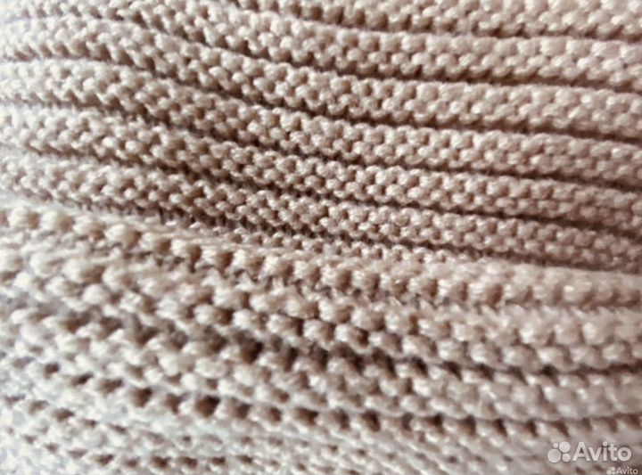 Шарф с пампонами River island бежевый женский