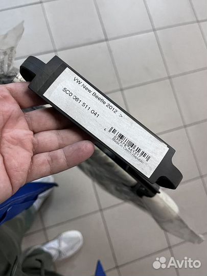 Коврики резиновые задние VW Beetle NF