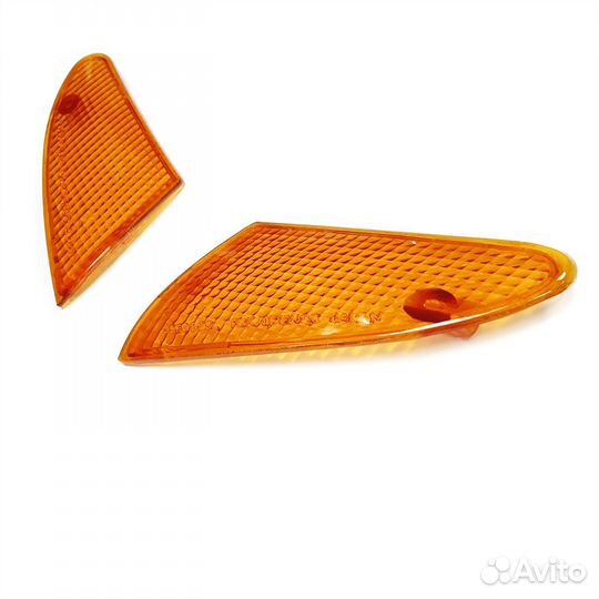 Стекла перед поворотников оранжевые Suzuki Lets 2