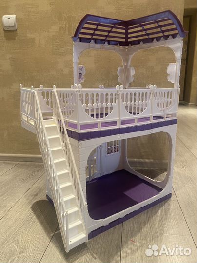 Кукольный домик для барби с мебелью