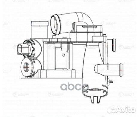 Термостат (с корпусом) LT 1804 luzar