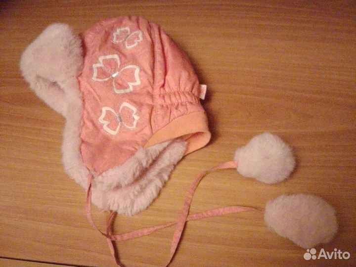 Шапка зимняя для девочки 48 размер