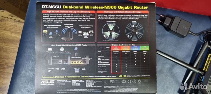 Модем asus dual band wireless 900