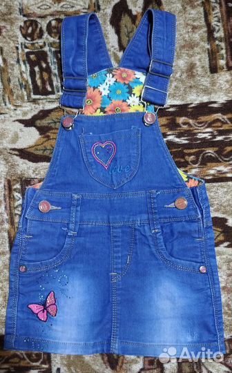 Летний джинсовый сарафан