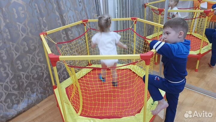 Батут детский с сеткой прокат