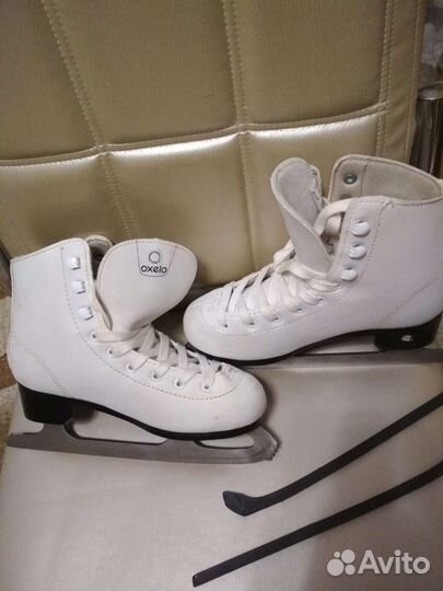 Коньки фигурные детские размер 33/34