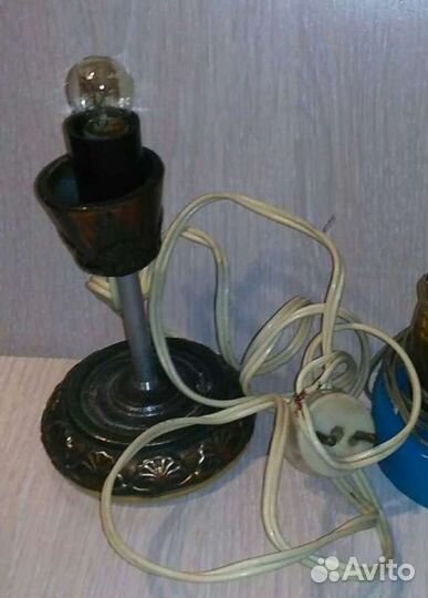 Светильник старинный под бронзу