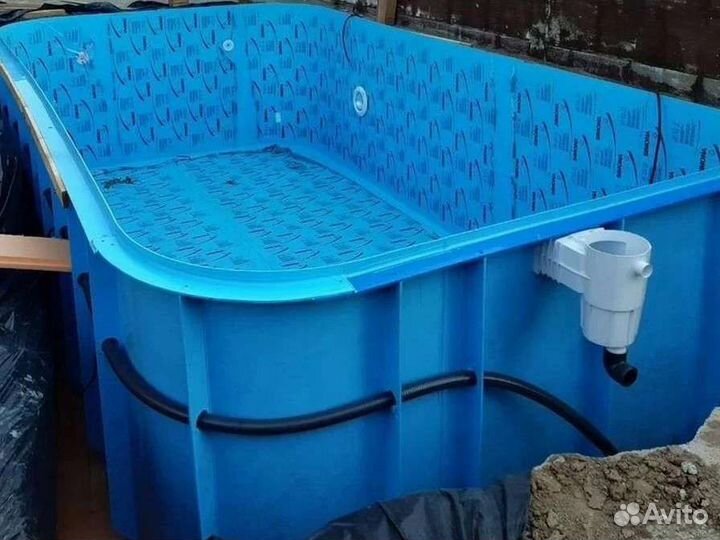 Пластиковый бассейн