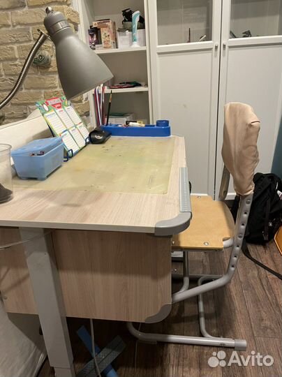 Растущая парта и стул дэми