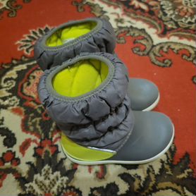 Сапожки crocs детские размер 10