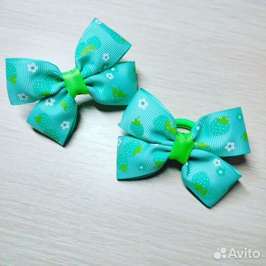 Бантики для волос ручной работы