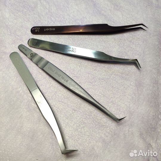 Пинцет для наращивания ресниц