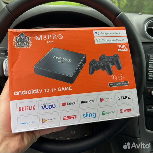 Smart TV приставка M8 Pro mini + 10000игр