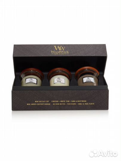 Подарочный набор 3 в 1 WoodWick 