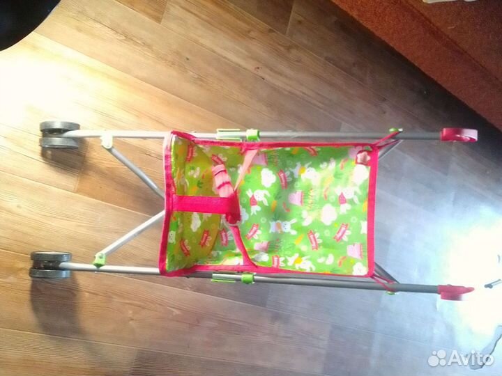 Коляска санки детская игрушечная