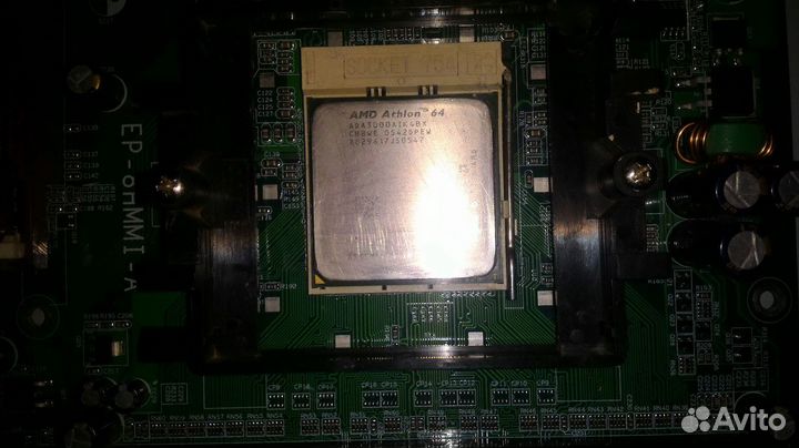 Мать Epox EP-8hmmi-A и проц AMD Socket 754