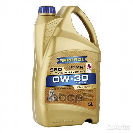 Моторное масло SSO SAE 0W-30 (5л) new Ravenol