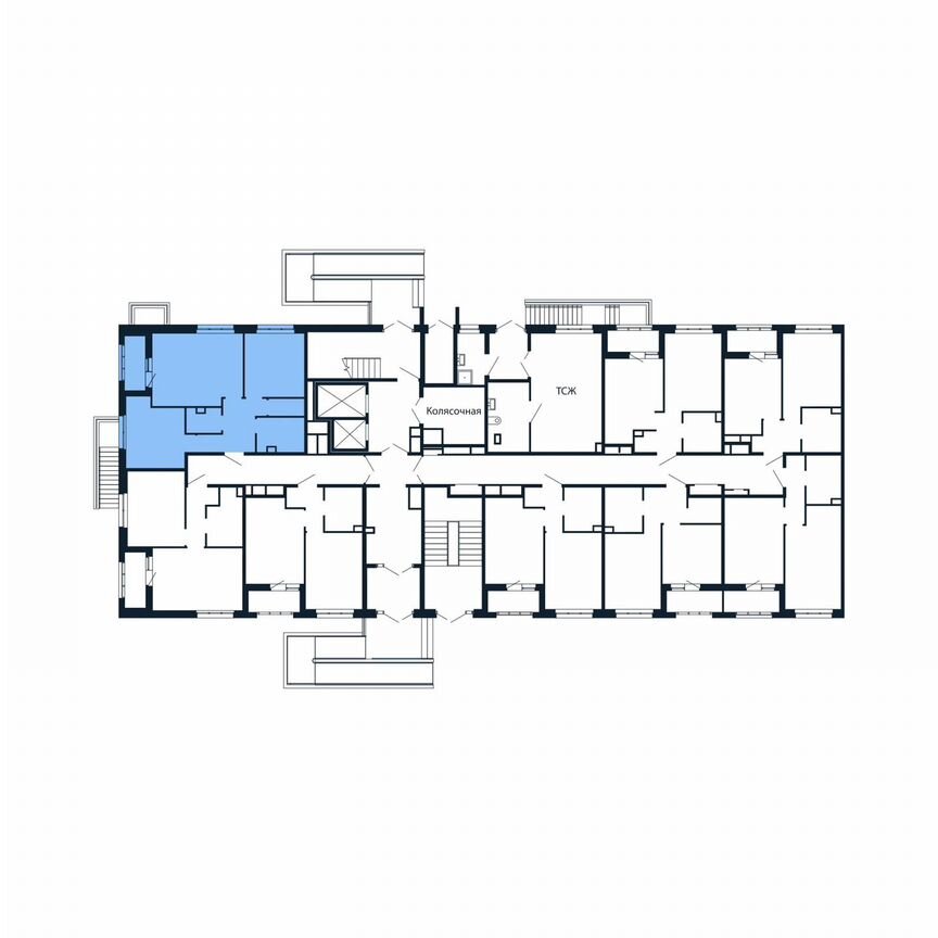 3-к. квартира, 59,8 м², 1/13 эт.