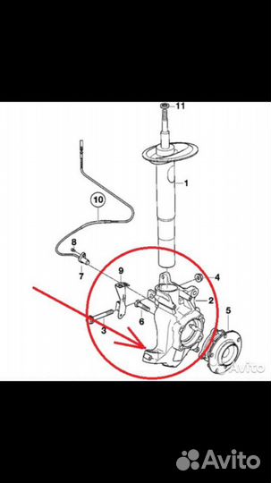Втулка рычагов на поворотный кулак BMW е39