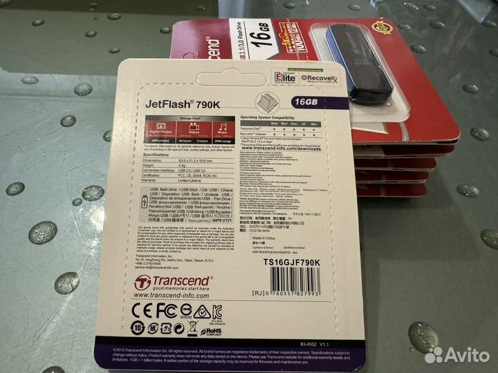 USB флешка Transcend 16Gb (новая)
