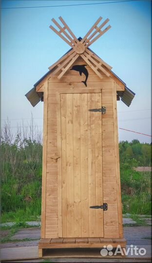 Дачный туалет с установкой ELE1007