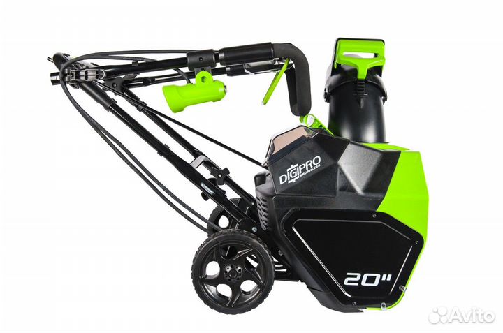 Снегоуборщик аккумуляторный greenworks GD40STK5 26