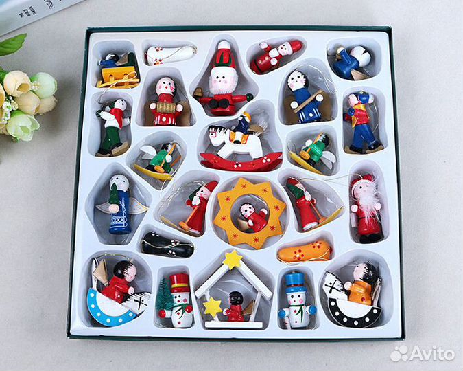 Новогодний набор подарок игрушки