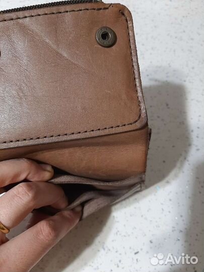 Бумажник мужской кожаный