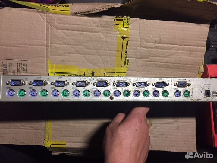 8-портовый квм-переключатель Aten Masterview Plus