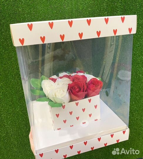 Букет из мыльных роз