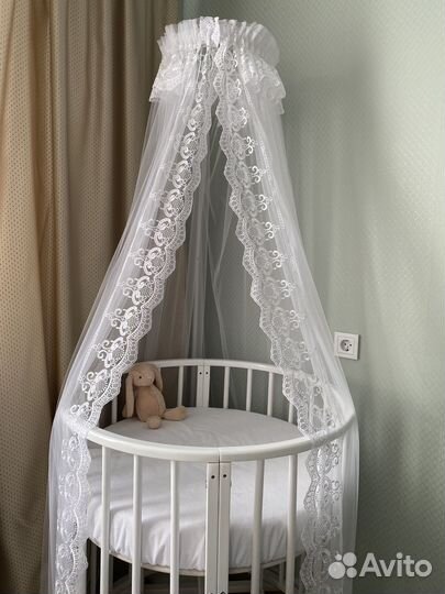 Балдахин и держатель в кроватку