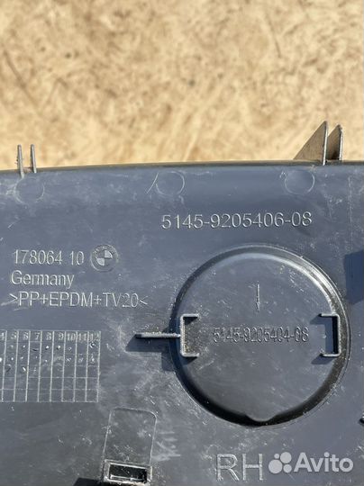 Бмв 1 f20 накладка пластик торпедо правая