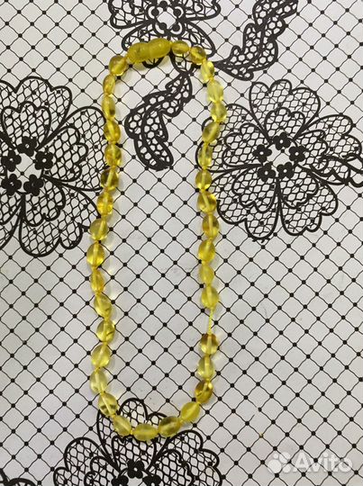 Янтарные бусы детские