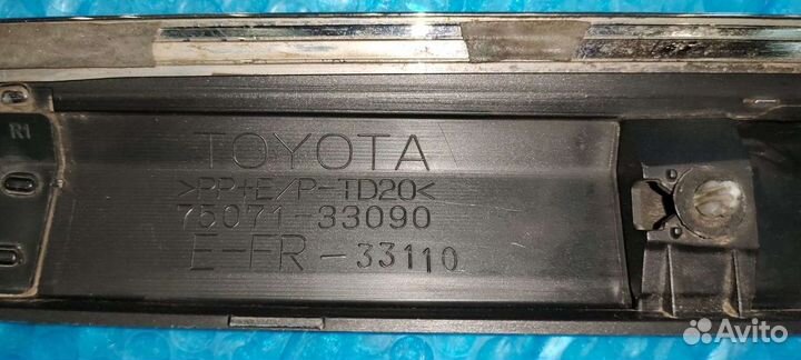 Lexus ES Молдинг передней двери коричневый 09-12