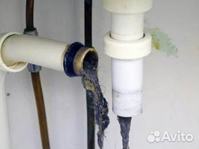 Устранение засоров. Очистка канализации. Сантехник