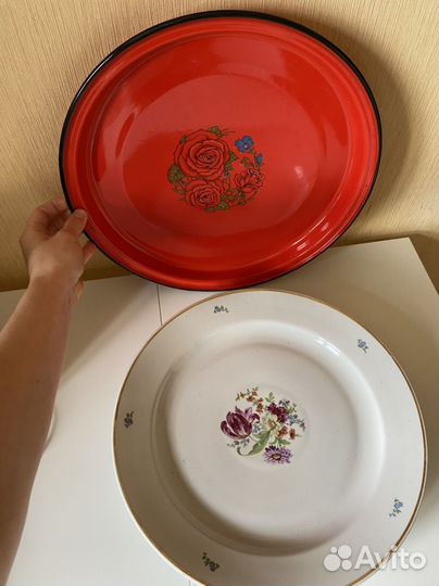 Декоративные тарелки. Сервиз. Посуда. Винтаж. СССР