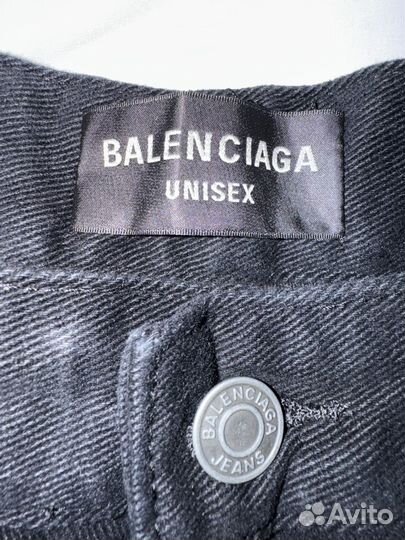 Джинсы Клеш Balenciaga Black