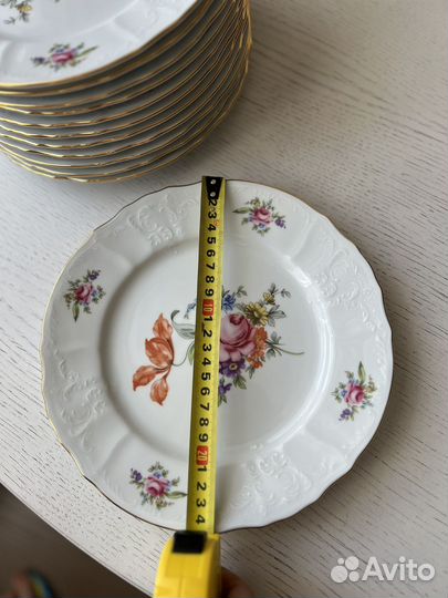 Тарелка 25 см Полевой цветок Bernadotte набор 6шт