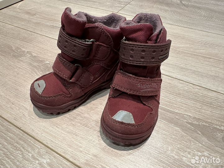 Ботинки утепленные для девочки, Superfit, 20 р